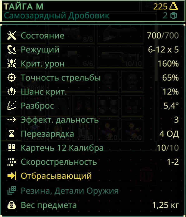 Configurable Weight Durability