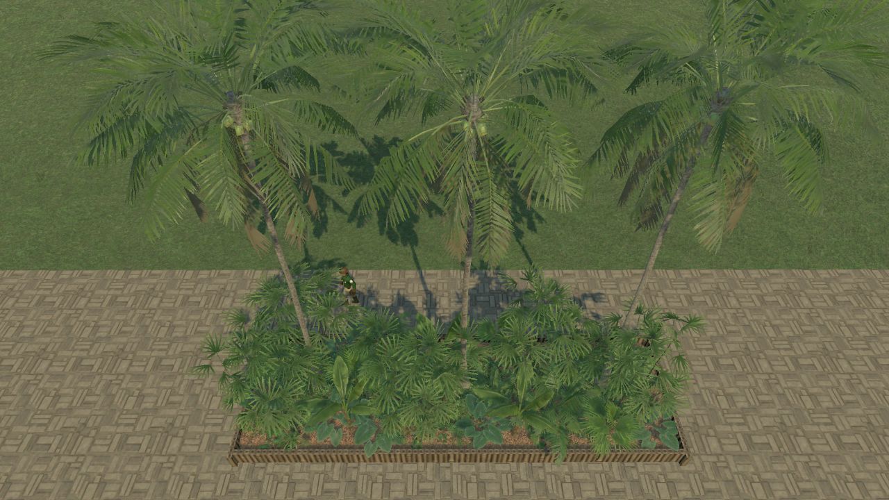 Large Planter Tropical 01