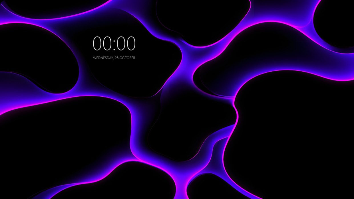 Black Purple Neon