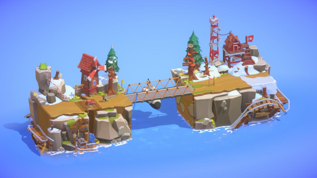 Wooden-stayed Bridge