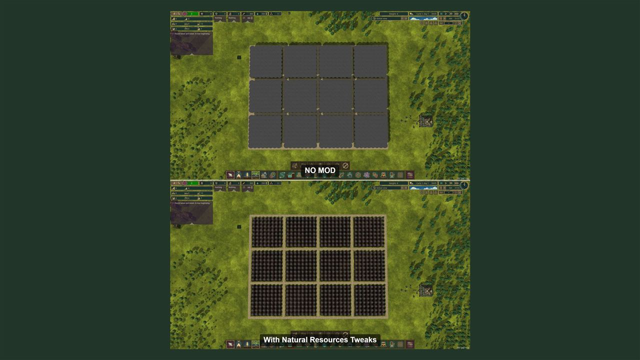 Natural Resources Tweaks