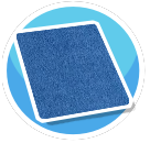 Ugly Rug Blue Plush