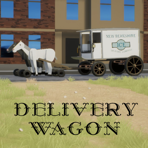 1860 delivery wagon ice
