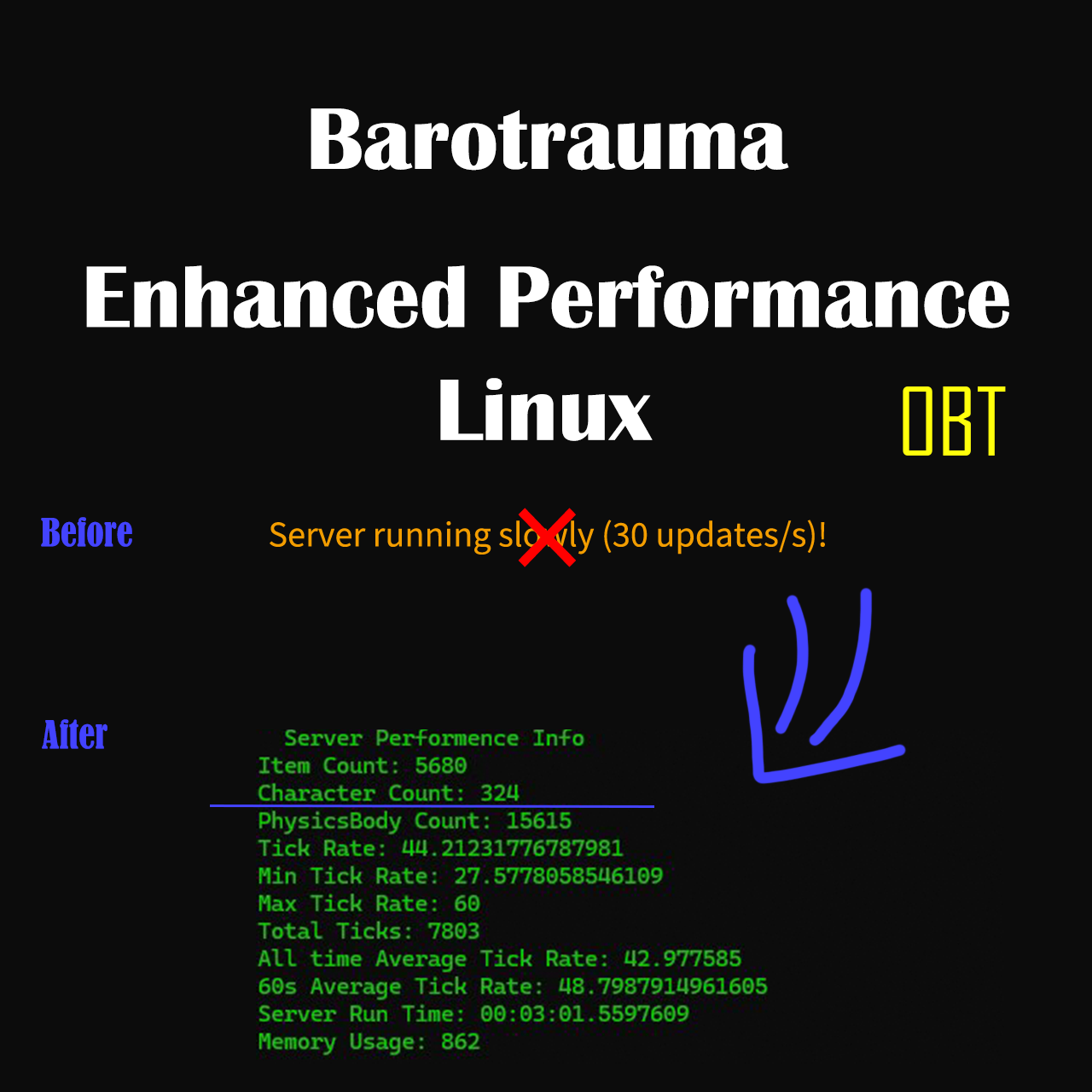 Barotrauma Performance Enhanced(ProjectEP)-Linux – Barotrauma Mod
