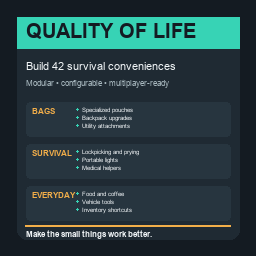 Quality of Life | Build 42 – Project Zomboid Mod