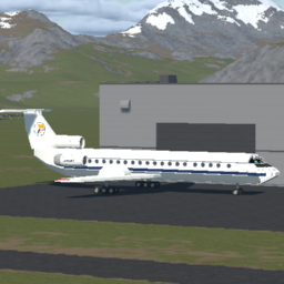 Softbody AIR LINER Tu-154 Bashkirian Airlines
