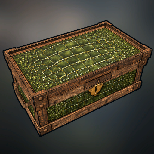 crocodile skin box