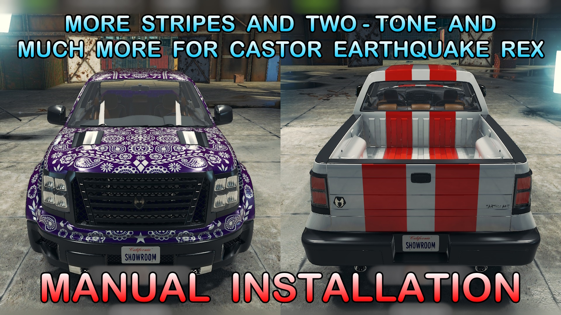 More Stripes And Two-Tone And Much More For Castor Earthquake Rex