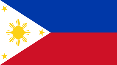 The flag of the Philippines