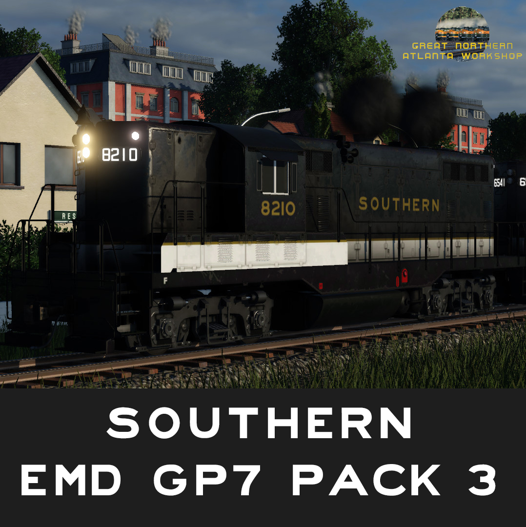 Southern Railway EMD GP7 Pack 3