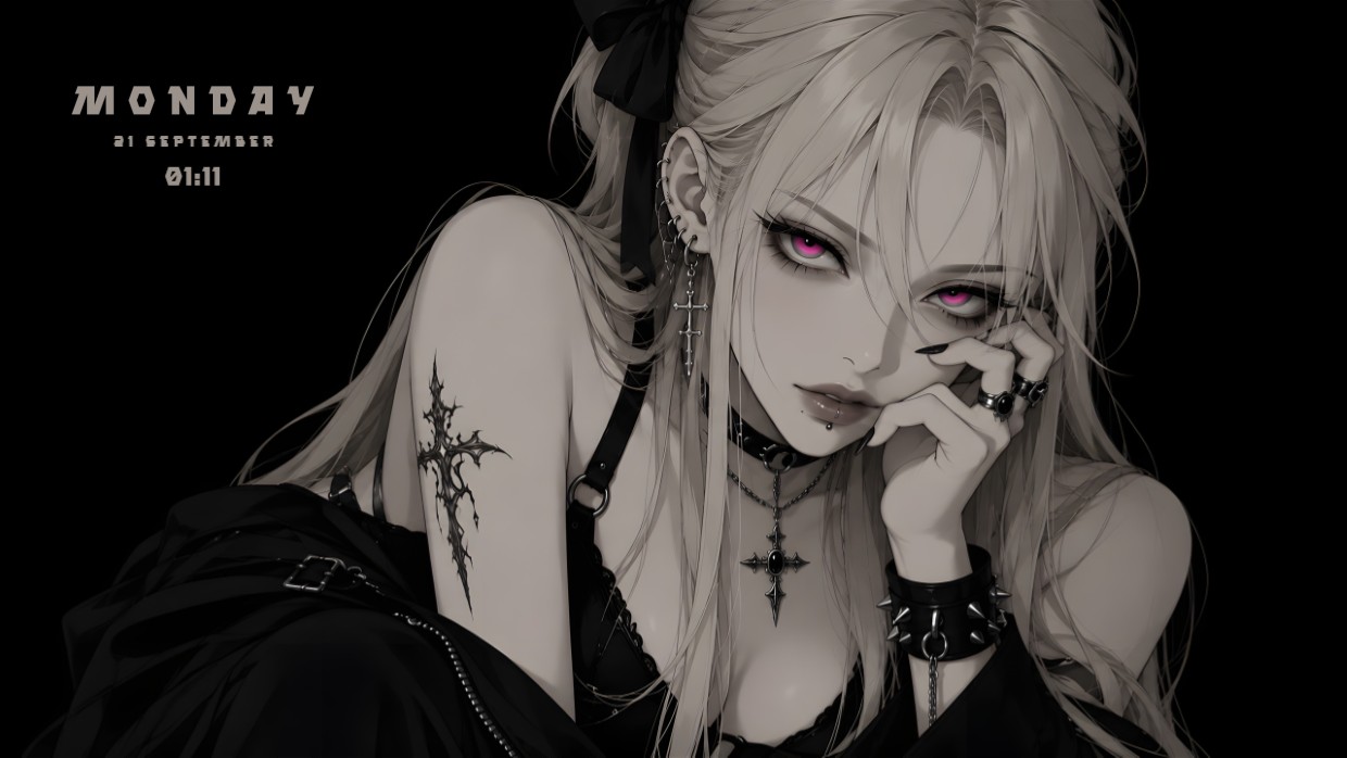 Anime Pink Eyes