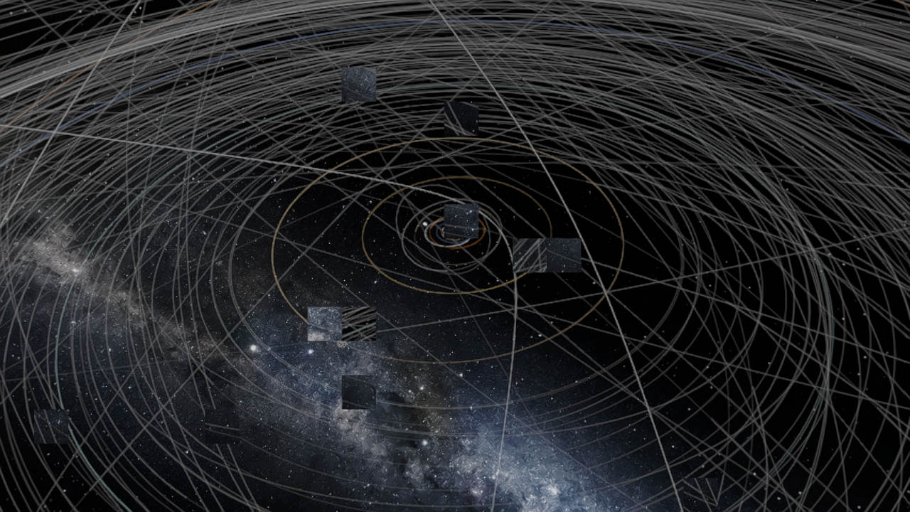 Solar System - Live View - Planets, Moons, Spacecraft