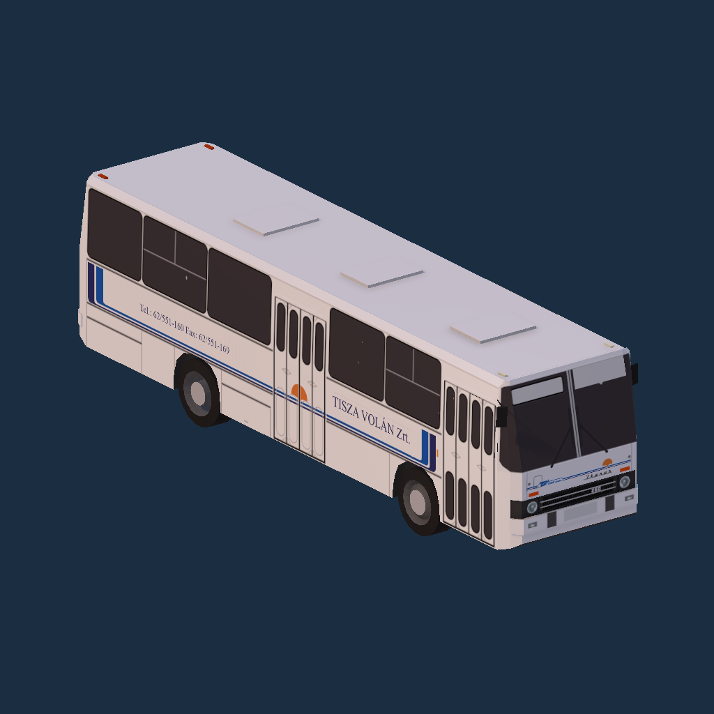 Ikarus 260.43 Tisza Volán logó