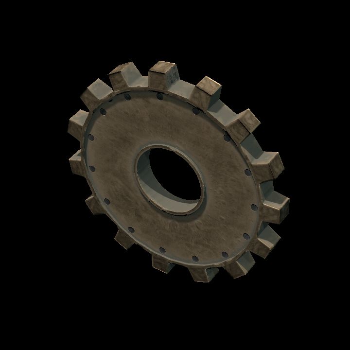 Low poly gear 01
