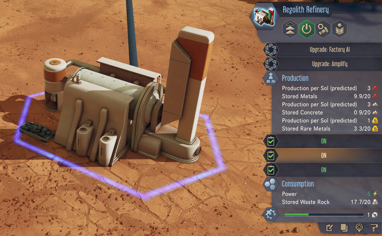WW Regolith Processor