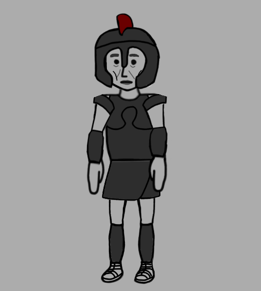 Trans Greek Warrior - CHARACTER