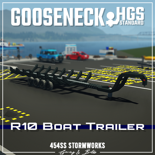 R10 40' Boat Gooseneck Trailer (HGS/SIBTaT)
