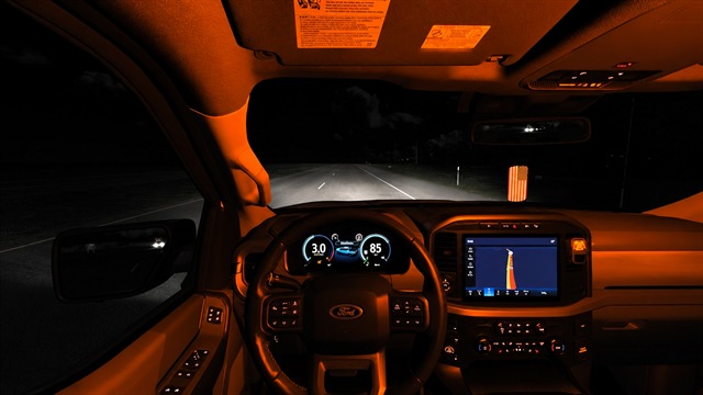 Road Trip Ford Neon Orange Cabin Light preview