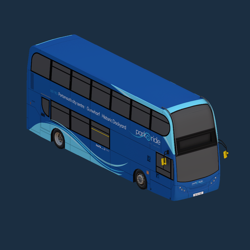 Enviro 400 classic First Solent P&R