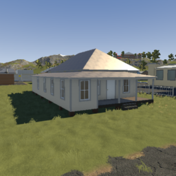 small 1930s house with addons (unfurnished)