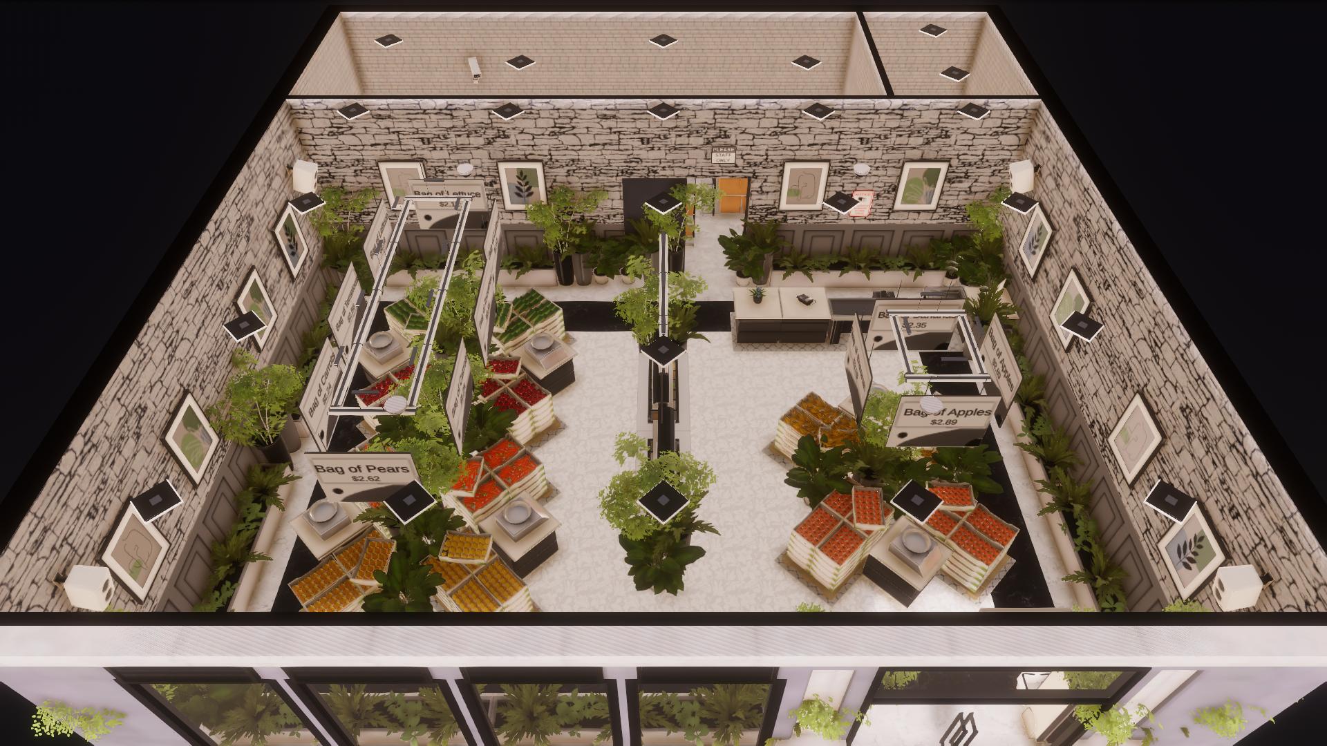 [JH] C2 Fruit & Veg Store (MAXED) Monotone