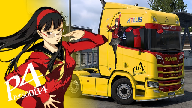 Persona 4 paintjobs for Scania S and R 2016