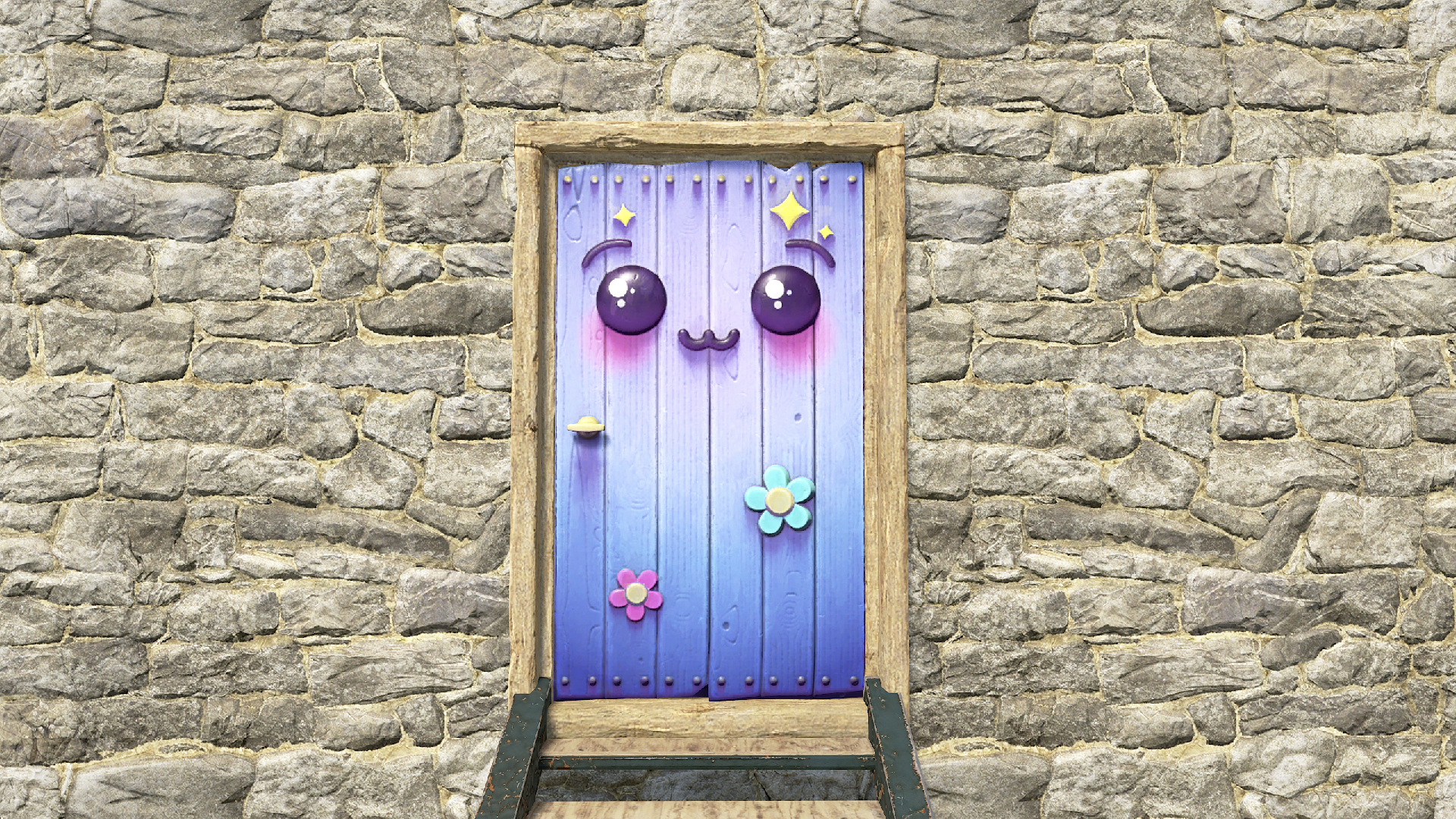 Kawaii Wooden Door thumbnail 2