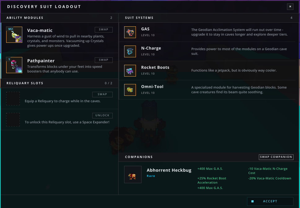 Zakros UI - Module Loadout preview