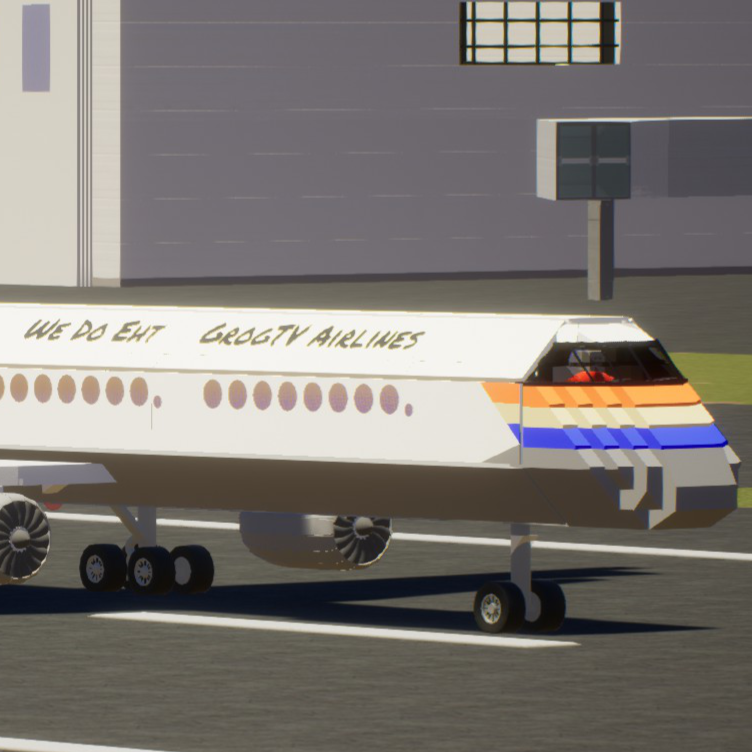 Softbody AIR LINER Airbus A350-900XWB GrogTV Airlines