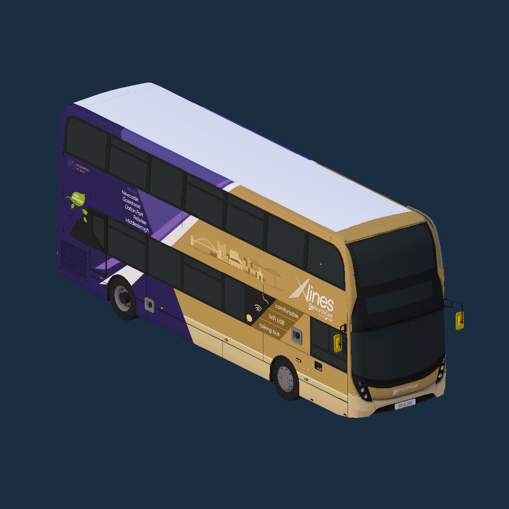 Go North East Xlines X10 Enviro400 MMC