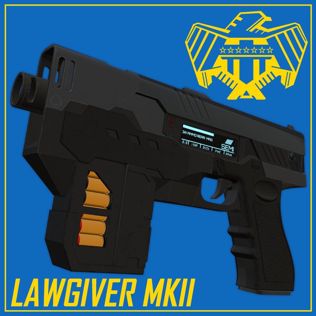 The Lawgiver MkII
