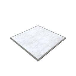 20in Concrete Paver Paving Surface - 50cm x 50cm - End