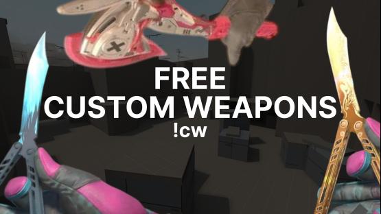 Custom Weapons – type !cw to claim for free! (MIRAGE FPS) – Counter-Strike 2 Mod
