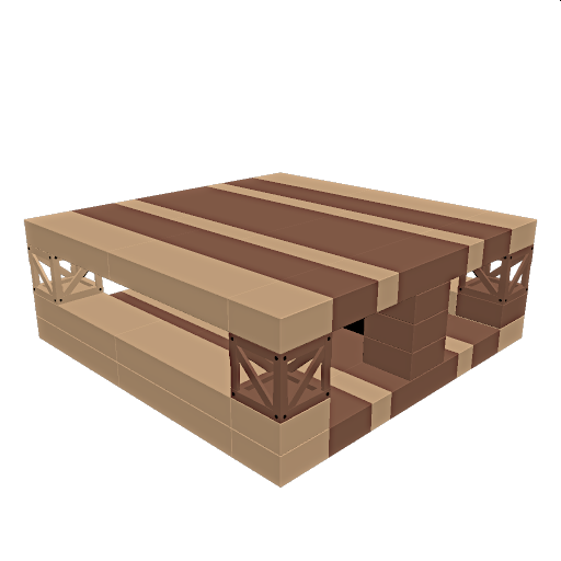 fork lift wood 2.4