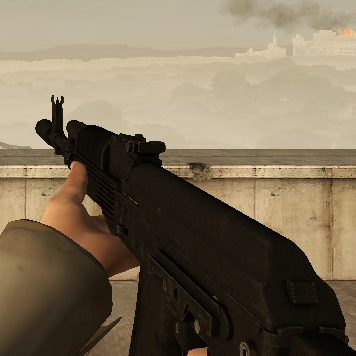 AK-74M on L4D1 Animations
