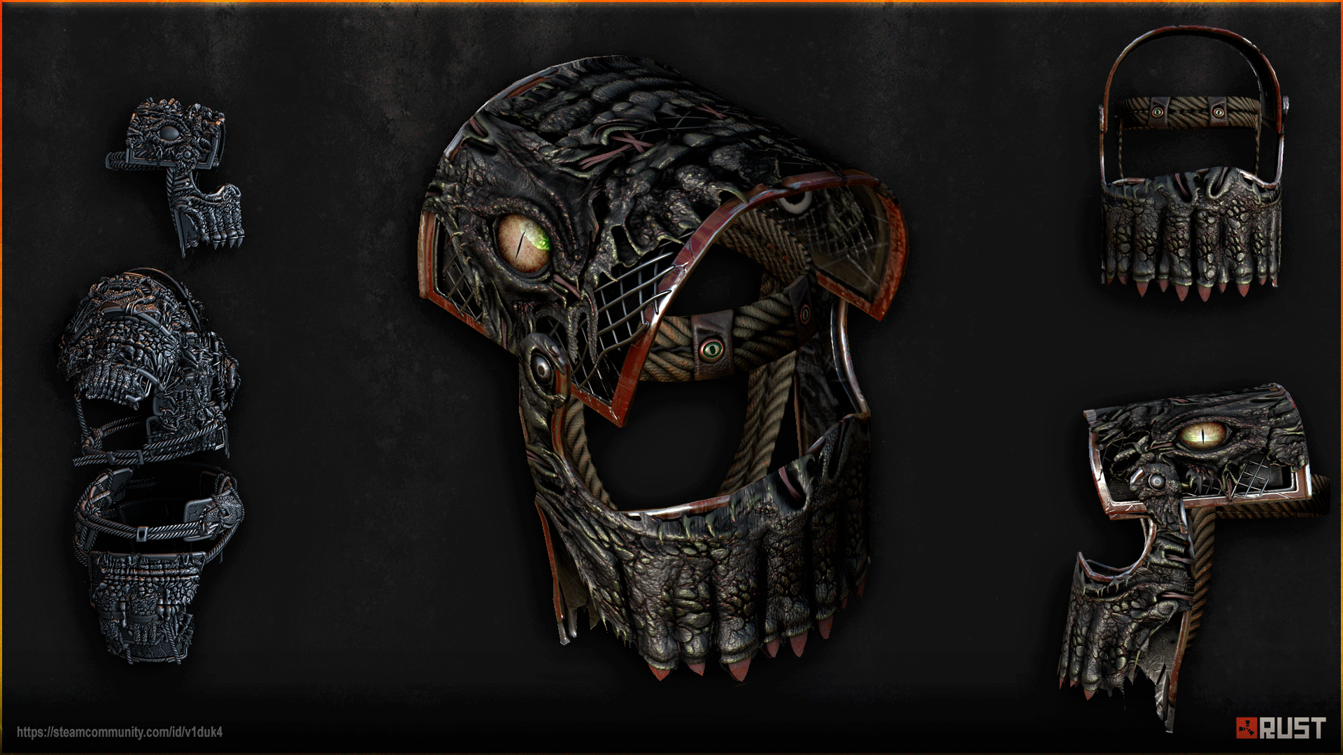 Black Alligator Helmet screenshot 1