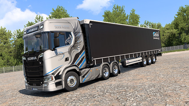 JBS Haulage (Silver Phoenix) - Scania S & Schmitz S.CS