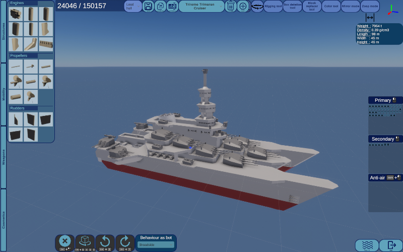 Trireme Trimaran Cruiser