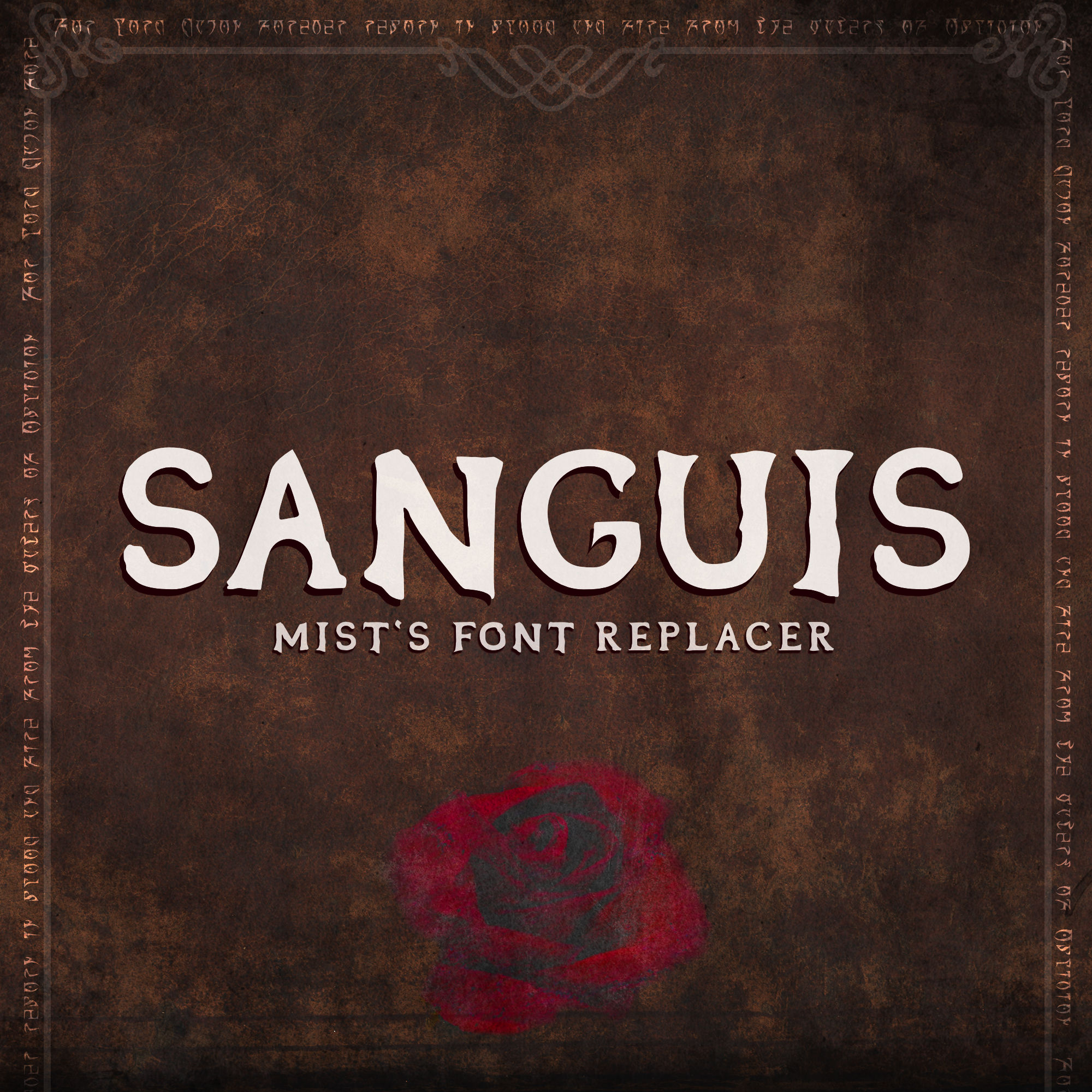 Sanguis - Mist's Font Replacer