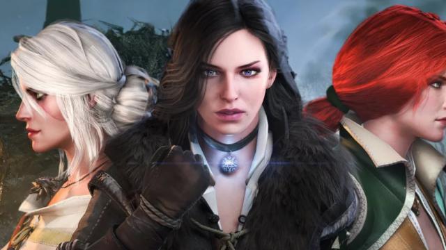 R-18 Yennefer, Ciri and Triss (The Witcher 3 Wild Hunt) Loading screen