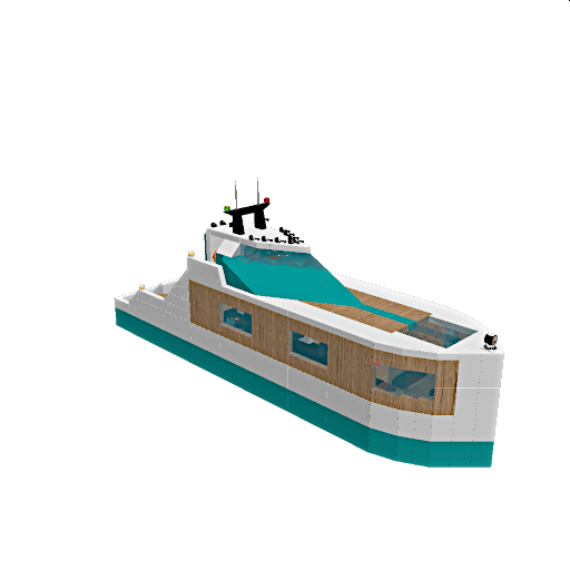 Sporting Yacht With Interior