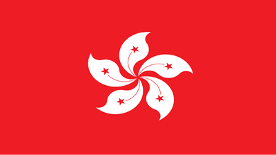 The flag of Hong Kong
