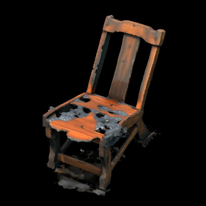 Burnt furniture - chair 1
