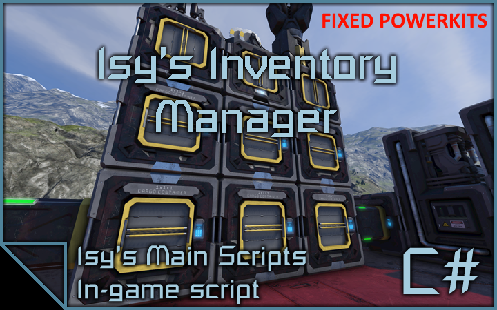 Isy’s Inventory Manager 2.9.5 - with fixed Powerkits