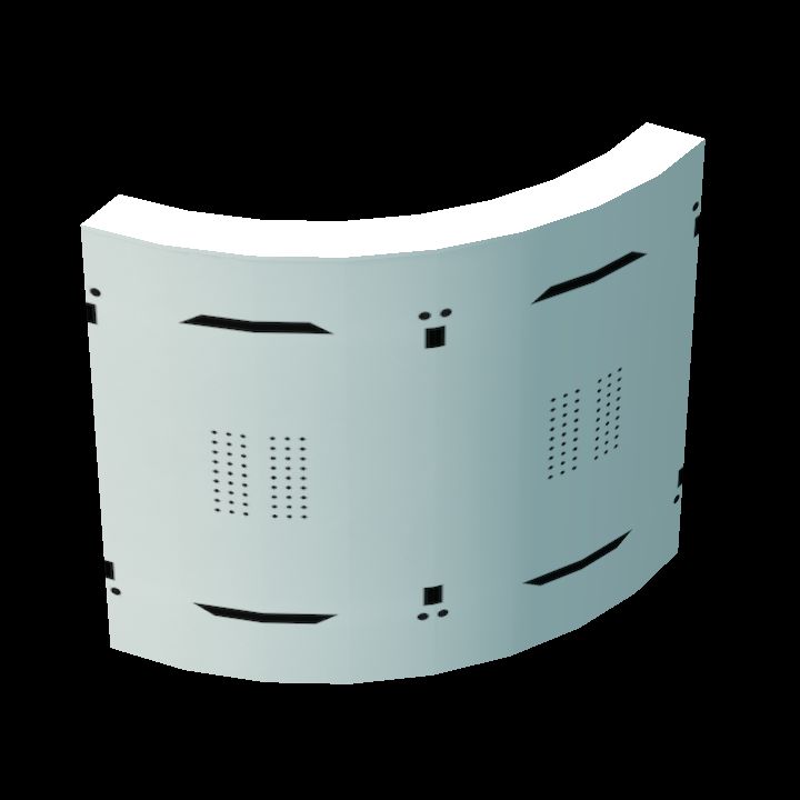 Sci-fi wall curved 2x2