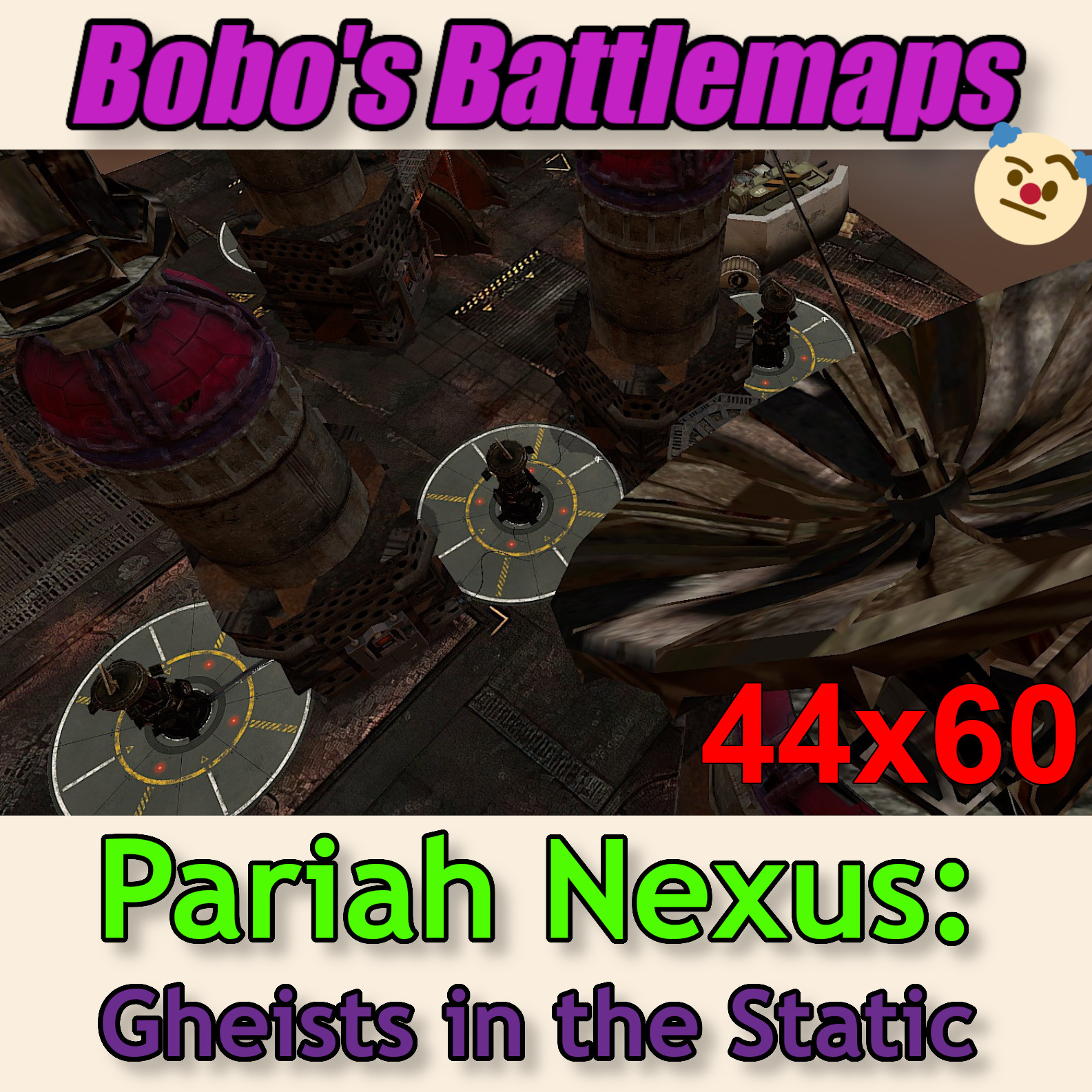 40k Pariah Nexus Crusade Map (44x60): Gheists In The Static