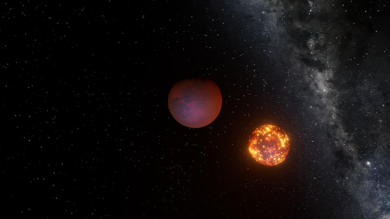 Realistic Proto Earth And Thiea Collision