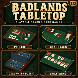 Badlands Tabletop — Playable Board & Card Games [B42] preview