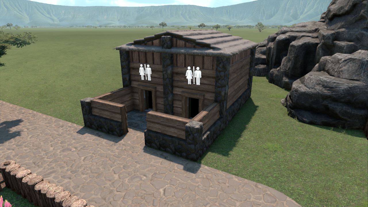 Rustic Zoo Tycoon Large Restroom preview