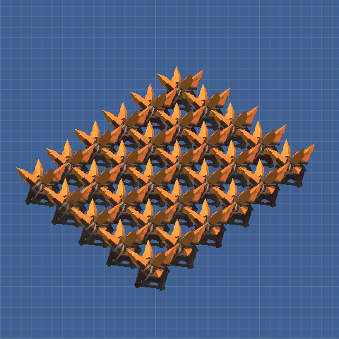 CPWE - Reinforced Spikes field